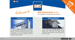 Desktop Screenshot of gms-systeme.com