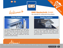 Tablet Screenshot of gms-systeme.com